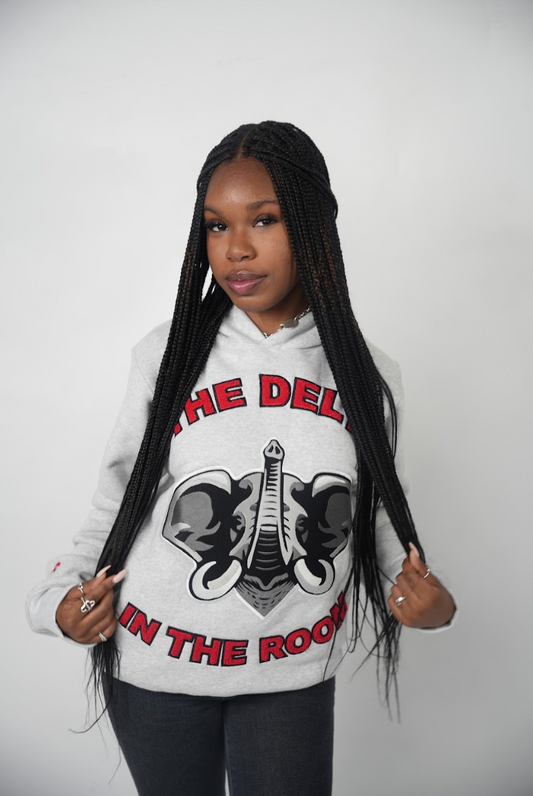 "The Delta In The Room' Light Grey